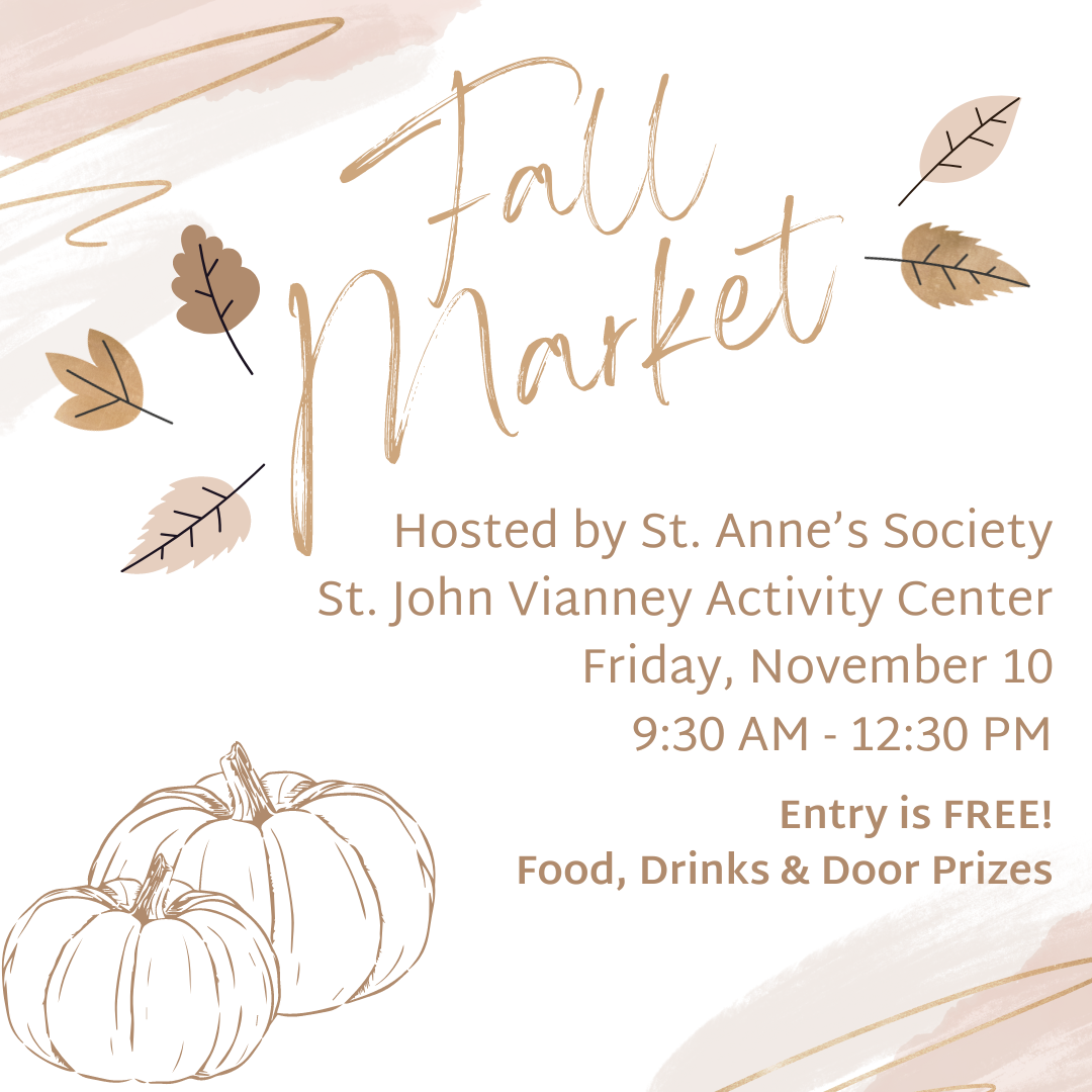 St. Anne's Society Fall Market