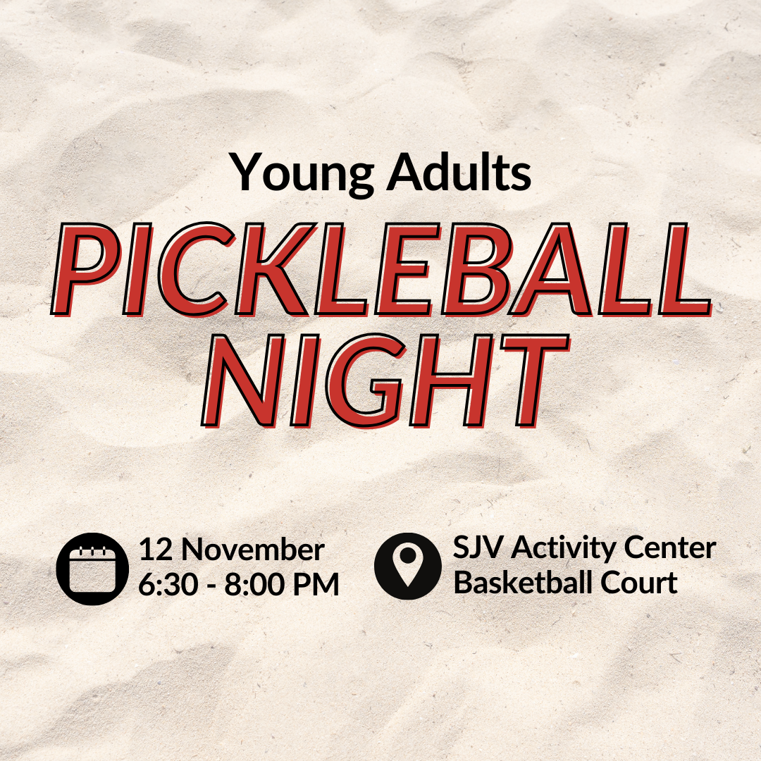 Young Adults Pickleball Night at SJV