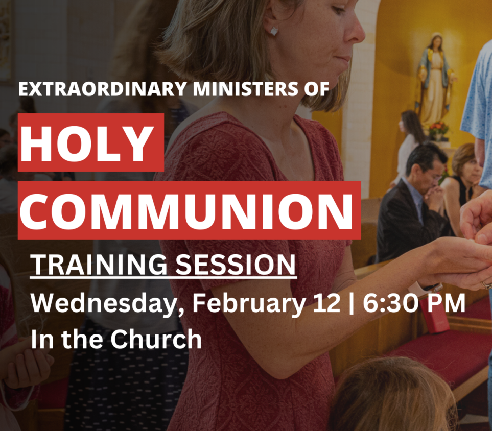 Extraordinary Minister of Holy Communion Training